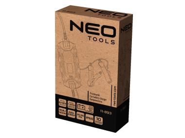 Zdjęcie: Prostownik automatyczny 10A/160 W, 3-200Ah, do akumulatorów kwasowych NEO
