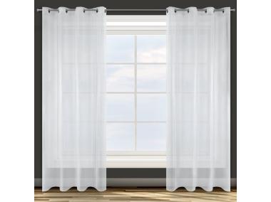Zdjęcie: Firana gotowa D91 Alexa 140x250 cm biały EUROFIRANY