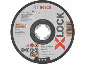 Tarcza korundowa X-Lock 115 mm Inox BOSCH