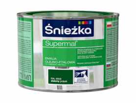 Emalia Supermal zielony RAL6002 0,4L ŚNIEŻKA