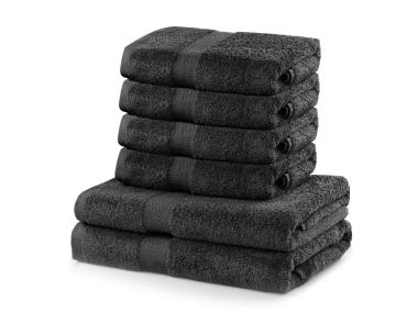 Ręcznik Marina Charcoal Set 2x70x140+4x50x100 cm DECOKING