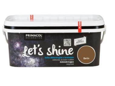 Zdjęcie: Farba Lets Shine 2 L Berlin PRIMACOL DECORATIVE