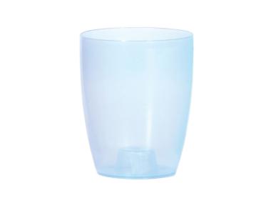 Zdjęcie: Doniczka Coubi niebieski transparentny 16 cm PROSPERPLAST