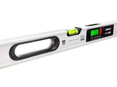 Zdjęcie: Poziomnica elektroniczna PRO900 Digital - 80 cm  IP65 z pokrowcem i magnesem PRO
