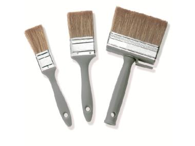 Zdjęcie: Zestaw pędzli 3-częściowy, PET70-CN, pędzel płaski 30 50 mm, mini ławkowiec 30x100 COLOR EXPERT