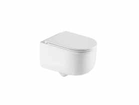 Miska WC podwieszana Korfu okrągła, z deską wolnoopadającą INVENA