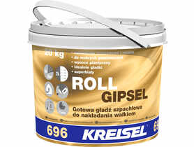 Gładź szpachlowa gotowa do nakładania wałkiem 25 kg Roll Gipsel 696  KREISEL