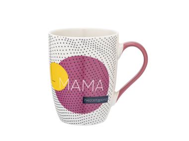 Zdjęcie: Kubek baryłka nbc 320 ml dekor Mama niezastąpiona Color Box ALTOMDESIGN