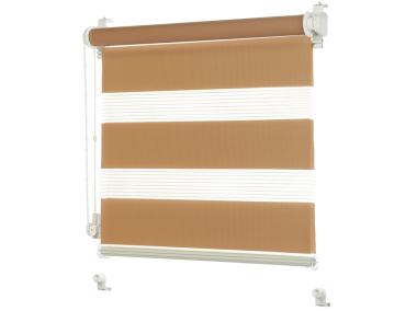Zdjęcie: Roleta 73x140 cm Zebra II jasny brąz DECODESIGN