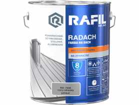 Farba na dach Radach szary okienny RAL7040 10L RAFIL
