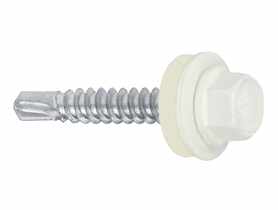 Wkręt samowiercący 4,8x19 mm-9016 z PEPDM WKRĘT-MET