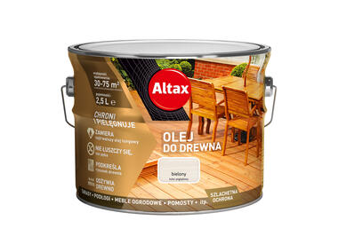Olej do drewna 2,5 L bielony ALTAX