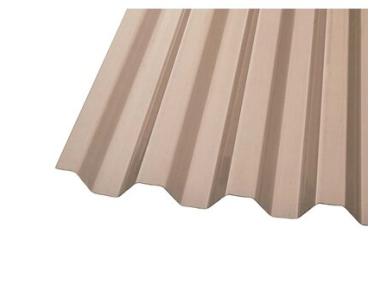Zdjęcie: Płyta PVC sinus brązowa dymna 200x90 cm typ 08 GUTTA