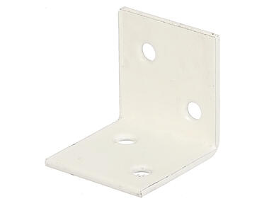 Zdjęcie: Kątownik szeroki biały 30x30x30 mm ALBERTS