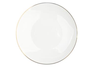 Zdjęcie: Talerz płytki 26 cm Bella Złota Linia kremowyowy ALTOMDESIGN
