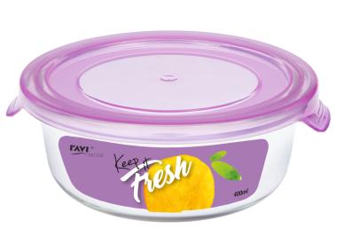 Zdjęcie: Pojemnik na żywność Keep it Fresh 400 ml okrągły RAVI