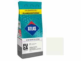 Fuga ceramiczna 201 ciepły biały, alubag, 2 kg ATLAS