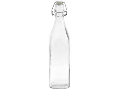 Zdjęcie: Butelka 1 L z hermetycznym zamknięciem kwadratow BROWIN