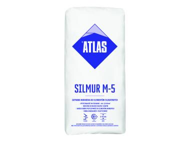 Zdjęcie: Zaprawa murarska do elementów silikatowych Silmur M5B biała 25 kg ATLAS