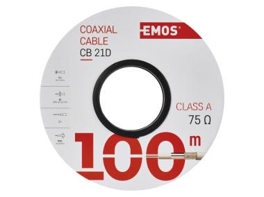 Zdjęcie: Kabel koncentryczny CB21D, 100 m EMOS