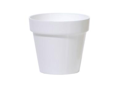 Zdjęcie: Doniczka Cube Shine biały 17 cm PROSPERPLAST