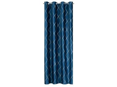Zdjęcie: Zasłona dekoracyjna Pierre Cardin Margo 140x250 cm granatowy EUROFIRANY