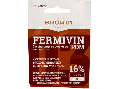 Zdjęcie: Drożdże winiarskie Fermivin PDM 7 g BROWIN