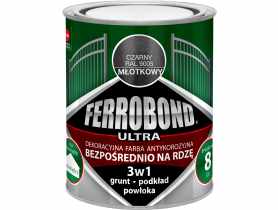 Farba antykorozyjna Ferrobond Ultra młotek czarny 0,7L JURGA