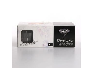 Zdjęcie: Szklanki Whisky 330 ml - 6 szt. Diamond ALTOMDESIGN
