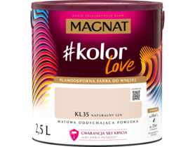 Farba plamoodporna #kolorLove naturalny len 2,5 L MAGNAT