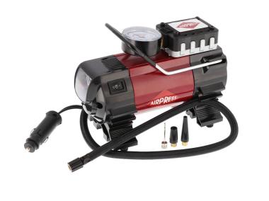 Zdjęcie: Kompresor samochodowy mini 12V 7 bar 0.19 KM/0.14 kW 27 l/min bezolejowy, bezzbiornikowy AIRPRESS