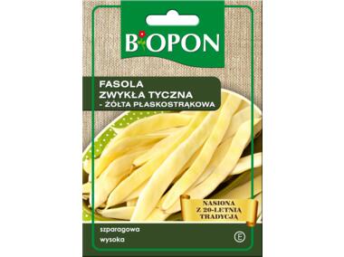 Zdjęcie: Fasola zwykła tyczna płaska żółtostrąkowa 10 g BIOPON