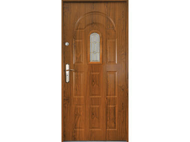 Zdjęcie: Drzwi zewnętrzne Aruba  90 cm prawe złoty dąb S-DOOR