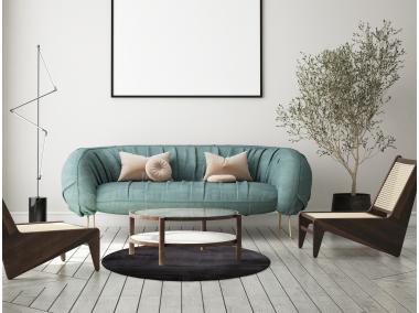 Zdjęcie: Dywan Loren 80 cm koło czarny MULTI-DECOR
