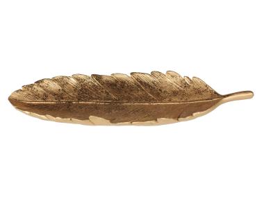Zdjęcie: Dekoracja Susa 32x11 cm polyresin złoty UNIGLOB