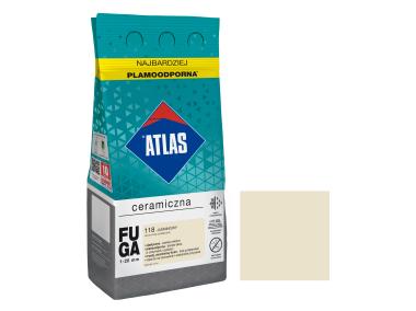 Zdjęcie: Fuga ceramiczna 118 jaśminowy, alubag, 5 kg ATLAS