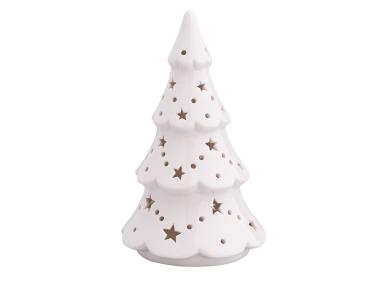 Zdjęcie: Figurka porcelanowa Choinka oświetlenie LED 9x9x15,5 cm ALTOMDESIGN