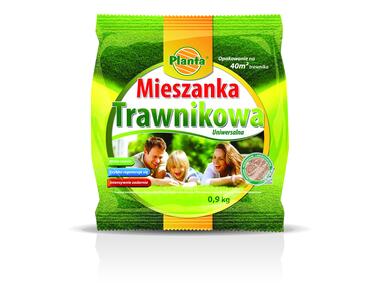 Zdjęcie: Mieszanka trawnikowa uniwersalna 0,9 kg PLANTA