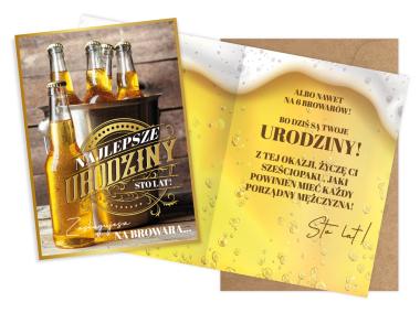 Zdjęcie: Karnet V-050 Urodziny - browar KUKARTKA