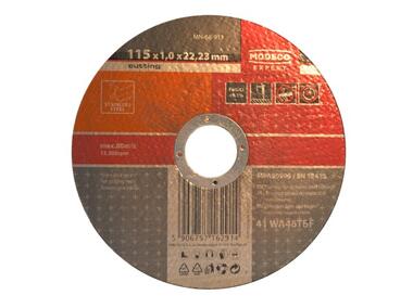 Zdjęcie: Ściernica do cięcia stali nierdz. 125x1.6x2223 mm płaska MODECO EXPERT