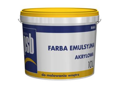 Farba emulsyjna biała 10 L PSB