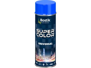Lakier uniwersalny ogólnego zastosowania Super Color Universal niebieski RAL 5015 400 ml BOSTIK