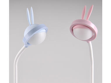 Zdjęcie: Lampka biurkowa LED Rabbit niebieska akumulator+USB POLUX