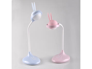 Zdjęcie: Lampka biurkowa LED Rabbit niebieska akumulator+USB POLUX