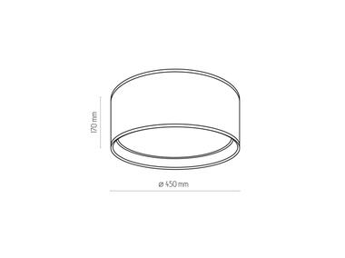Zdjęcie: Lampa sufitowa Bilbao 450 white/gold 4 pł 3379 TK LIGHTING