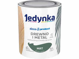 Farba do drewna i metalu Deco&Protect mat zielony ciemny 0,7 L JEDYNKA