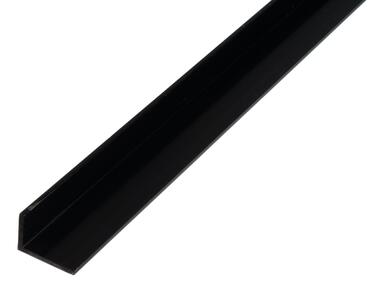 Zdjęcie: Profil kątowy PVC czarny 2000x20x10x1,5 mm ALBERTS