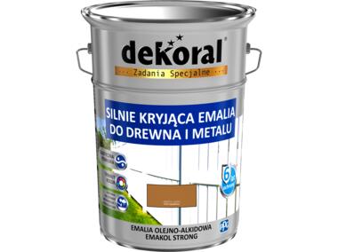 Emalia ftalowa Emakol Strong orzech jasny 5 L DEKORAL
