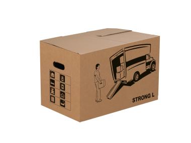 Zdjęcie: Pudło Strong L do przeprowadzki 68x31x34 cm BERTONI