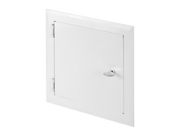 Zdjęcie: Drzwiczki rewizyjne metalowe 14x14 cm białe AWENTA